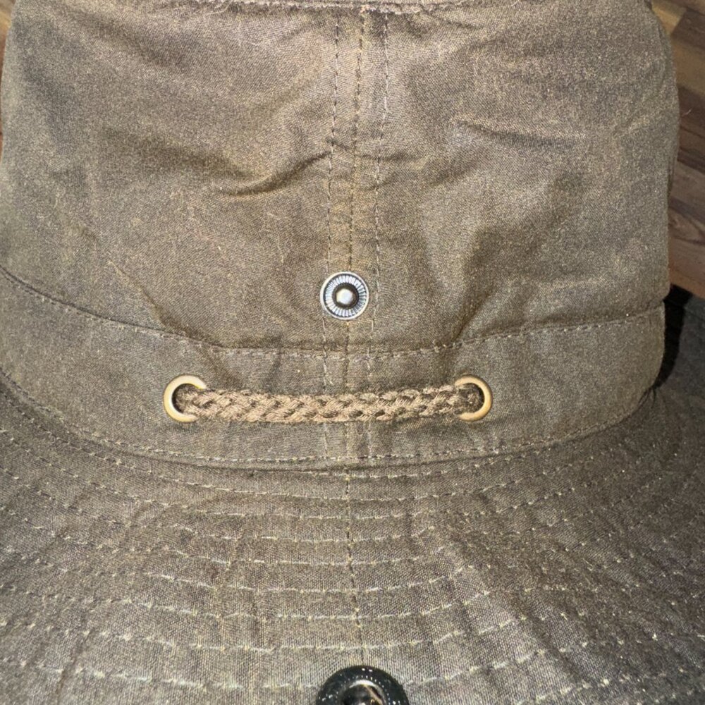 Men's Olive Green Outdoor Bucket Hat - Picture 9 of 12